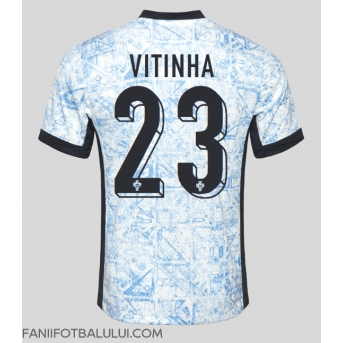 Portugalia Vitinha #23 Tricou Fotbal Replică European 2024 Barbati Deplasare